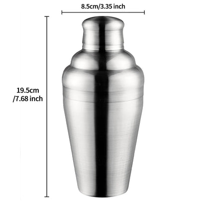 550/750 ml Edelstahl Cocktail Shaker Cocktail Mixer Wein Martini Trinken Boston Shaker Party Bar Werkzeuge Barkeeper Shaker