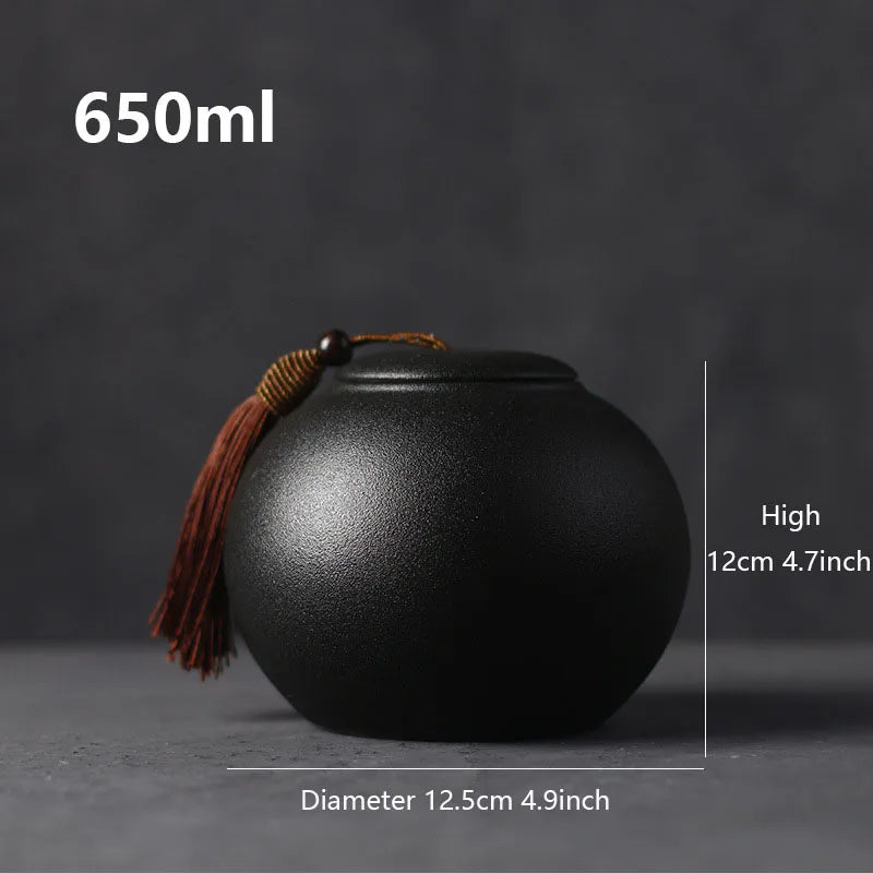 Ceramic urns for pets, black cremation of human ashes, small keepsake, funeral casket, memoria urn