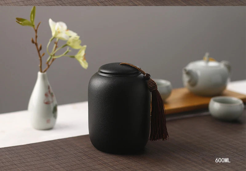 Ceramic urns for pets, black cremation of human ashes, small keepsake, funeral casket, memoria urn