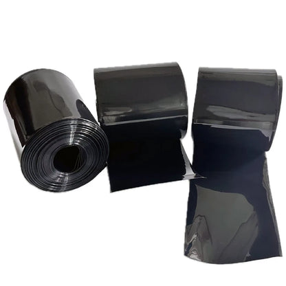 1kg schwarzer PVC-Schrumpf schlauch Li-Ionen-Batterie wickel Isolier folien hülsen rohr Schrumpf schlauch