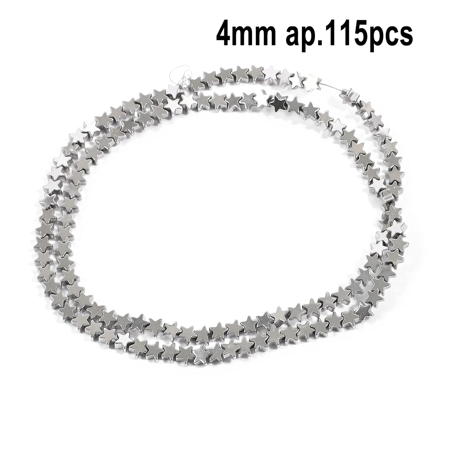 Großhandel AAA Rhodium Hämatit Perlen Charms Herz Stern Rohr Facettierte Runde Unregelmäßige Geometrische Form Perlen Für Schmuck Machen