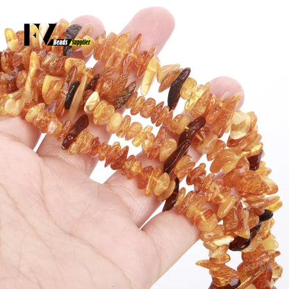 Naturstein Bernstein Runde unregelmäßige Rondelle Edelstein lose Perlen facettierte lose Perlen für Schmuckherstellung DIY Armband handgefertigt