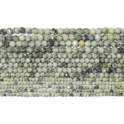 2 3 4mm natürliche facettierte Citrin Opal Jade Onyx Edelstein Perlen runde Mineral perlen für Schmuck herstellung DIY Armband Zubehör