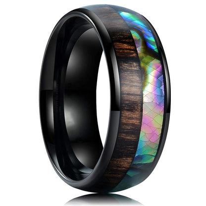Mode Wikinger Baum des Lebens Edelstahl Abalone Muschel ringe für Männer Odin Norse Wikinger Runen ringe Retro Amulett Schmuck Geschenk