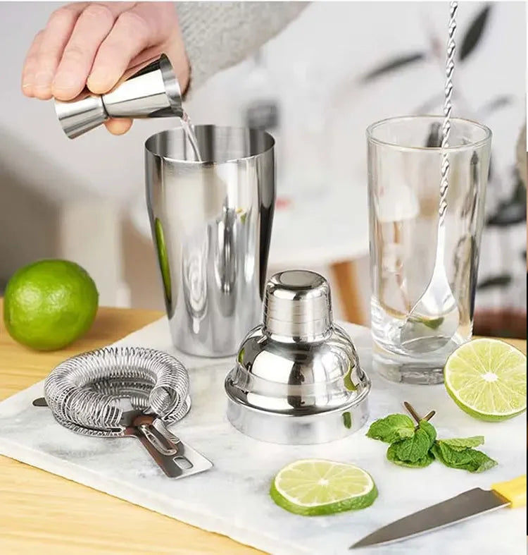19 stücke Cocktail Boston Shaker Set Barkeeper Bar Kit Shaker Set für Getränke Barkeeper Zubehör voll profession elle Barmann Kit