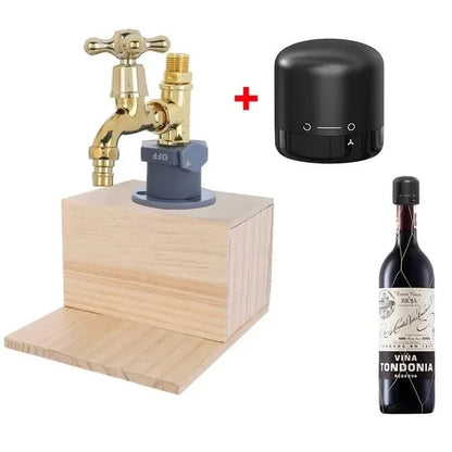 Spender Wasserhahn Whisky Spender Holz Whisky p Holz Weinform geeignet für Freunde sammeln, Familien treffen