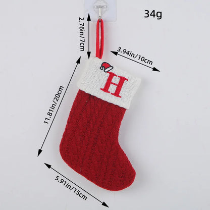 Roter Hut, Buchstabe, Weihnachtssocken, Navidad, Natal, Weihnachtsbaum, Strumpf, Ornament, Geschenk, Stricken, Schneeflocke, Weihnachtsdekoration 2024