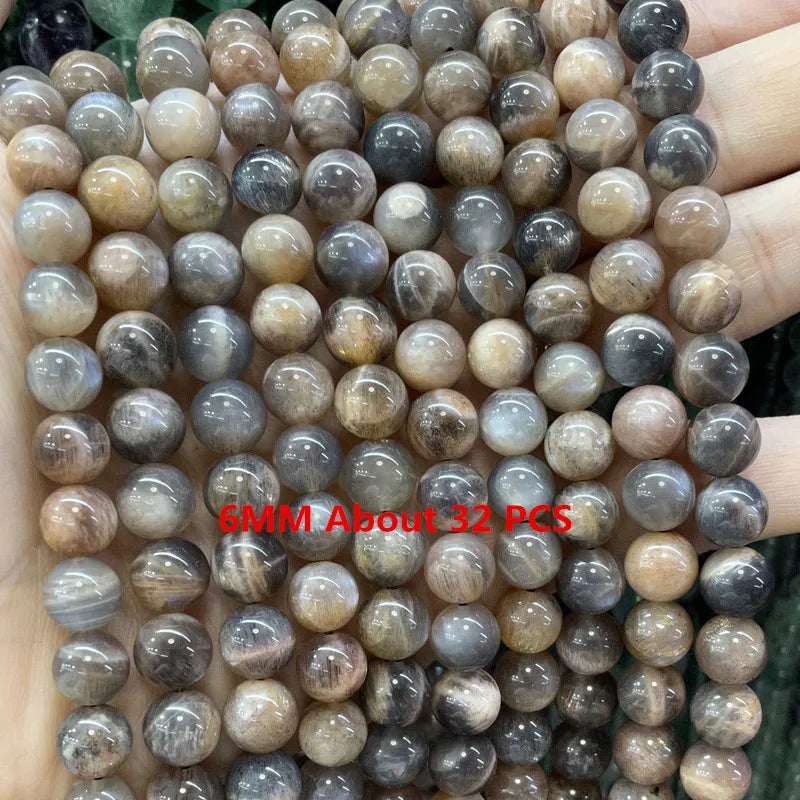 Natürliche Sonnenstein Edelsteine Unregelmäßige Facettierte Rondelle Runde Lose Spacer Perlen Für Schmuck Machen DIY Armband Halskette Zubehör