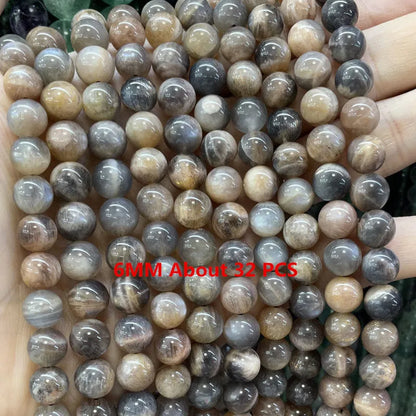 Natürliche Sonnenstein Edelsteine Unregelmäßige Facettierte Rondelle Runde Lose Spacer Perlen Für Schmuck Machen DIY Armband Halskette Zubehör