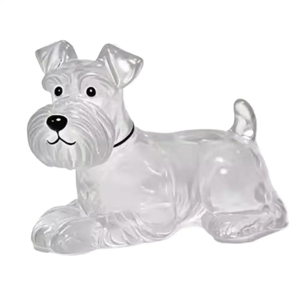 Klarer Tierhaar-Schlüsselanhänger, niedlicher Hund, Fell, Andenkenhalter, kreativer transparenter Tierhaar-Gedenkkollektions-Anhänger für Hund/Katze