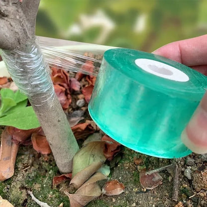 100/500m PE Veredelungsband, dehnbare, selbstklebende Gartenbaumrolle, Pflanzen-, Setzlings-, Wein- und Tomatenveredelungszubehör