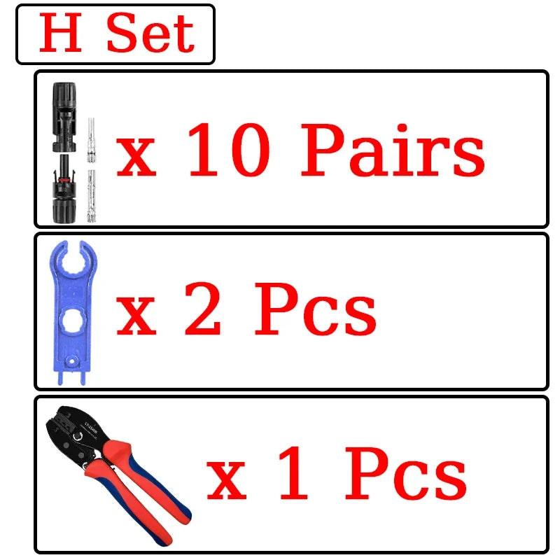1/5 Sätze Photovoltaik-Solar-PV-Stecker IP67 Y/T Typ 30 A 1000 V 3-7-Wege-Zweig-Kit für PV/MC-Kabel 2,5/4/6 mm2 Batteriemodul