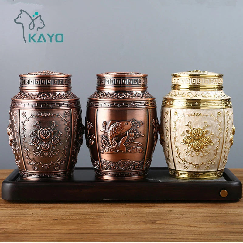 Container for ashes, coffin box, urns for human ashes, pet memorial keepsake, metal urns, urns for cremation, urns for small animals, burial