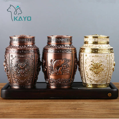 Container for ashes, coffin box, urns for human ashes, pet memorial keepsake, metal urns, urns for cremation, urns for small animals, burial