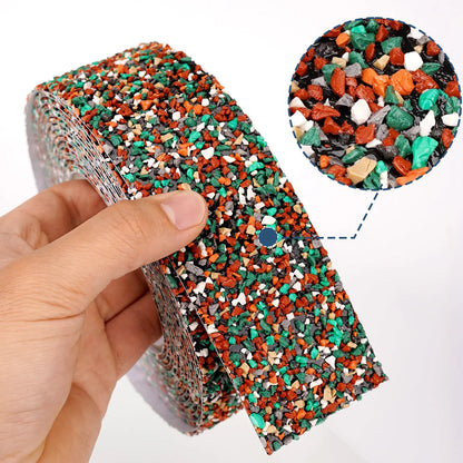 Rutschfestes blaues Gummiband, langlebiges PE-Material mit Griff, ideal für Innen- und Außenbereich, Treppenprofil, Boote, Trailways, rückstandsfrei