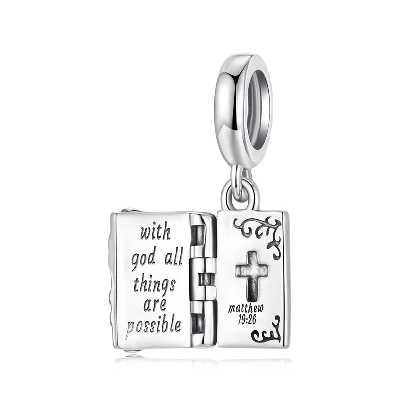 WOSTU 925 Sterling Silber Tier Cat Charm Anhänger Herz Familie Marienkäfer Bee Perlen Fit Original Armband DIY Schmuck Für Frauen