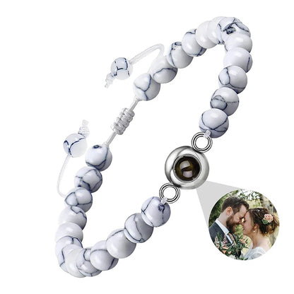 Custom bracelet with picture inside, personalized projection bracelets with photos, picture bracelet, personalized memorial gifts