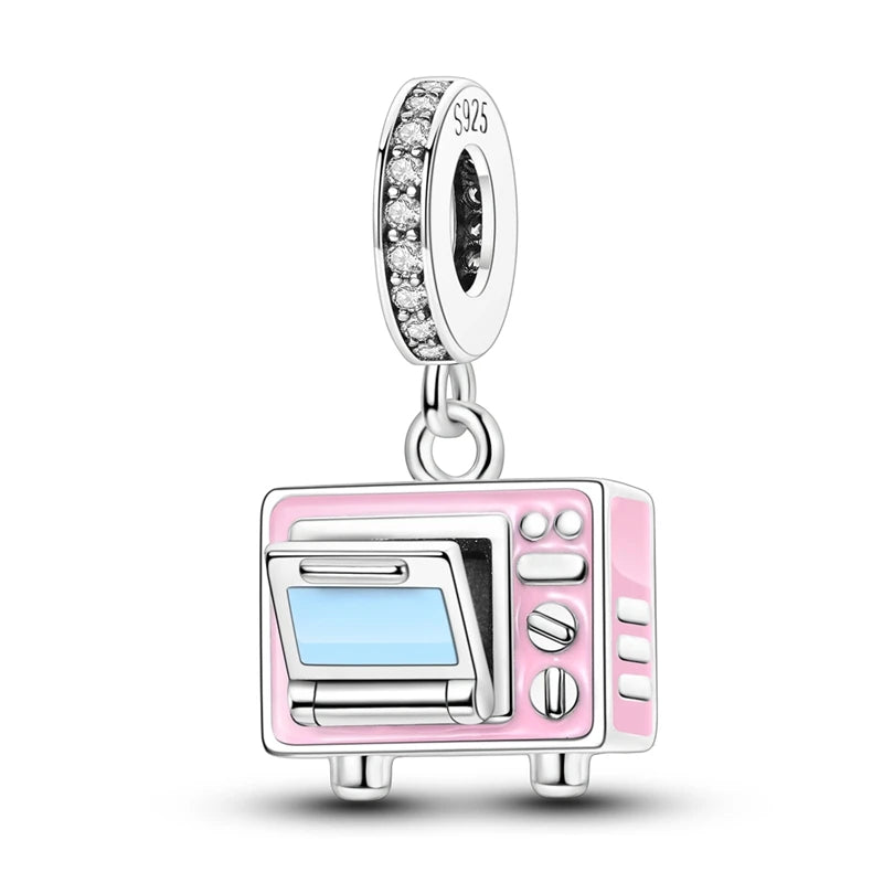 Edle Serie 925er Silber Parfüm-Bogen-Designs, Charm-Perlen, Anhänger, baumelnd, passend für Original-Armreif, Charm-Armband, DIY-Frauenschmuck