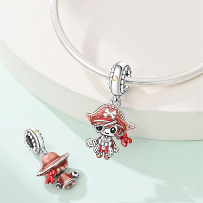 Charakter-Serie, 925er-Sterlingsilber, modisches Mädchen-Paar, Hochzeits-Charms, passend für DIY-Armbänder, Halsketten, exquisite Geschenk-Paarung