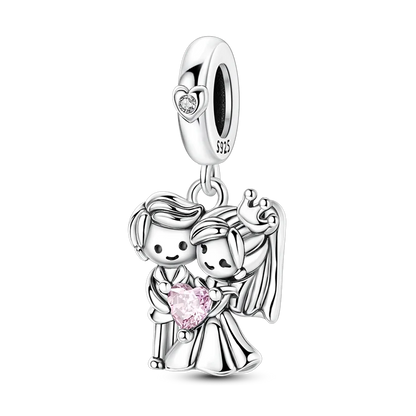 925 Silber Charms Original Design Blaue Augen Zirkon Katze Hund Perle Herz Charme DIY Fit Armband Für Frauen Hochzeit Schmuck Geschenk