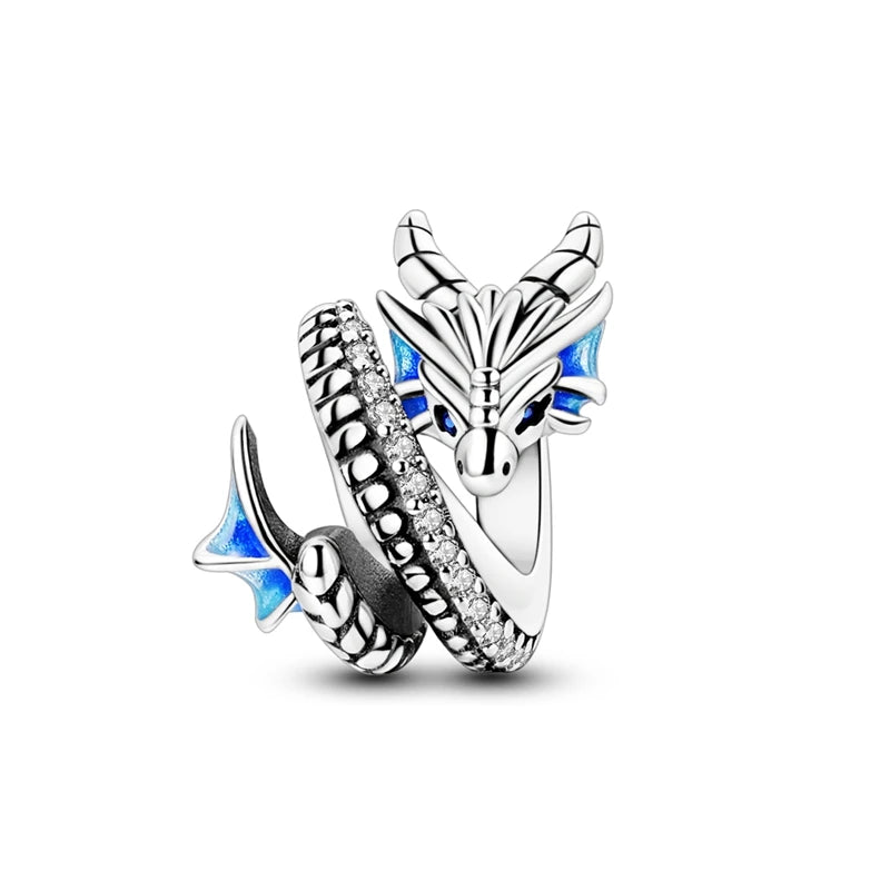 Heißer Verkauf 925 Silber Schmetterling Chamäleon Eule Sonnenblume Charms Fit Original Armband Halskette DIY Perle Für Frauen Schmuck