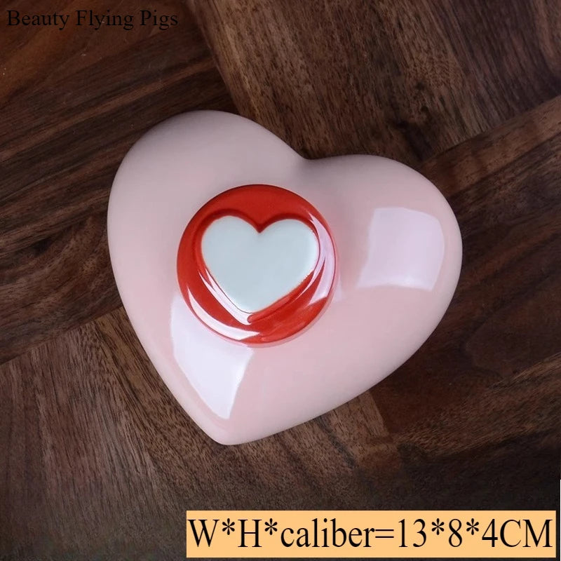 1 Piece Pink Ceramic Urn with Claw Print for Ashes, Small Cat and Dog Ceramic Ash Storage Jar, Pink Pet Hair Jar, Pet Funeral Supplies