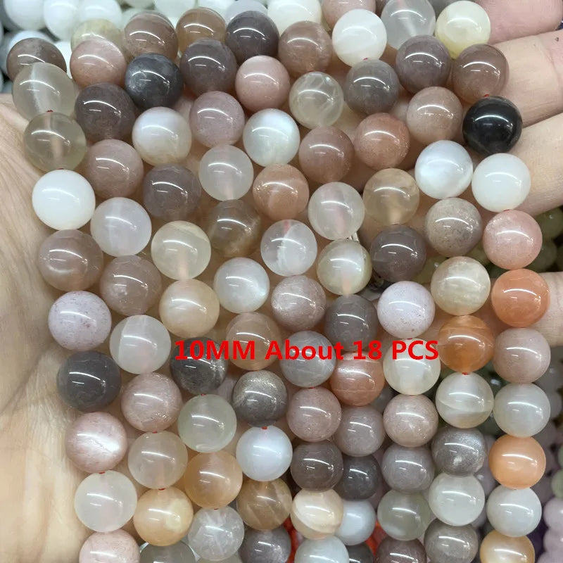 Natürliche Sonnenstein Edelsteine Unregelmäßige Facettierte Rondelle Runde Lose Spacer Perlen Für Schmuck Machen DIY Armband Halskette Zubehör
