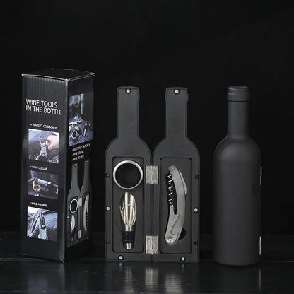Premium-Weinwerkzeugset – 3/5-teiliges Set mit Korkenzieher und Zubehör, perfekt für Geschenke, Reisen und Heimbars