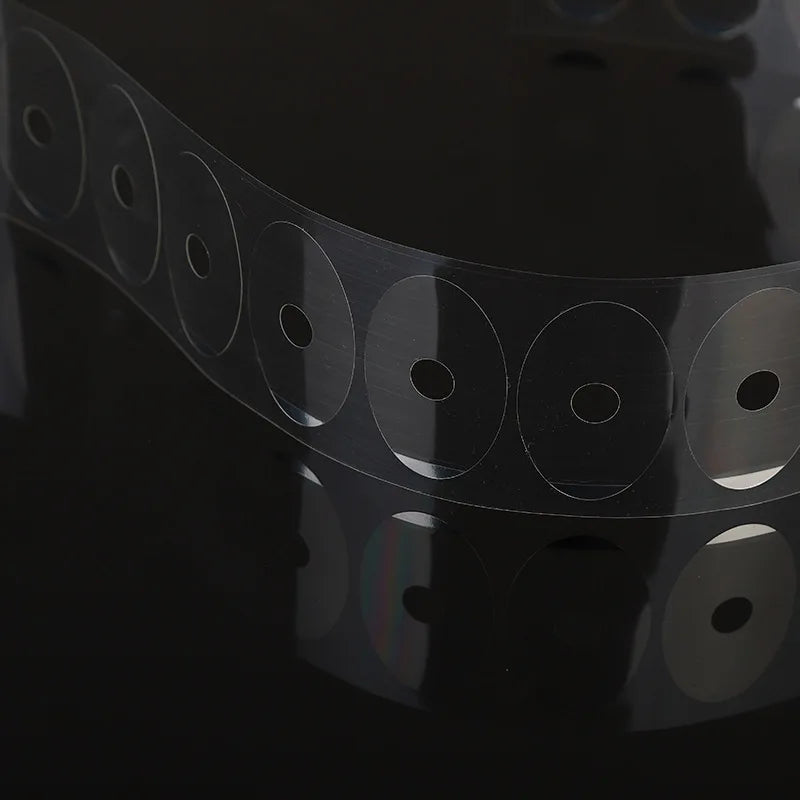 Schutzfolie für die Verarbeitung von Glaslinsen, 1000 Rollen, blockierende Pads, Klebeband, Brillen, Anti-Rutsch-Scheibenaufkleber, transparent, rutschfest