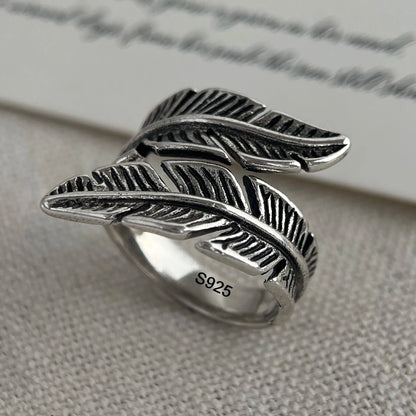 Ringe aus 925er-Sterlingsilber für Damen, Paare, minimalistisch, handgefertigt, schlicht, Retro-Blumen-Herz-Ring, edler Schmuck, Geschenk, verhindert Allergien