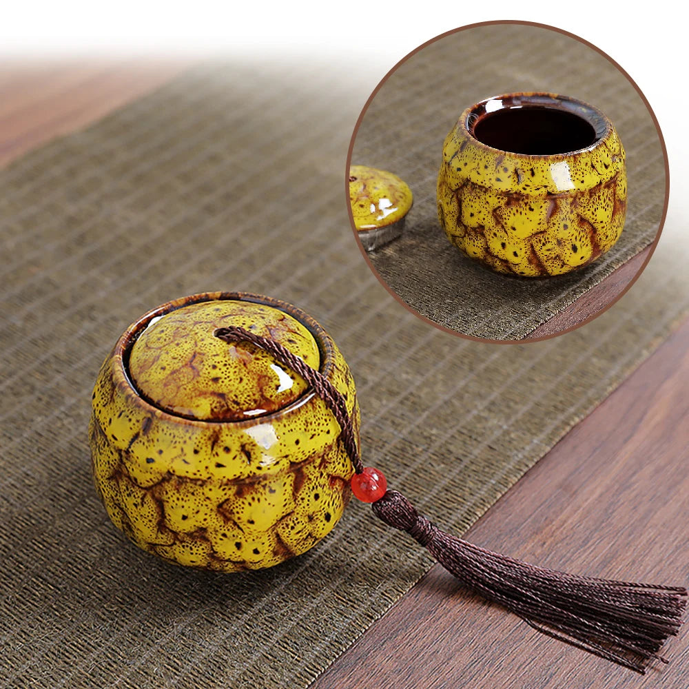 70 ml Keramik Mini Feuerbestattung Urne Memorial Container Haustier Asche Urne Andenken Beerdigung Schatulle Haustier Hund Katze Vogel Maus Columbarium