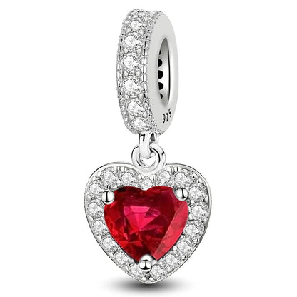 Charms aus 925er-Sterlingsilber mit Tierhantel, niedlicher rosa Hund, Perlen, passend für DIY-Armbänder, Armreifen, Geschenk von hochwertigem Schmuck