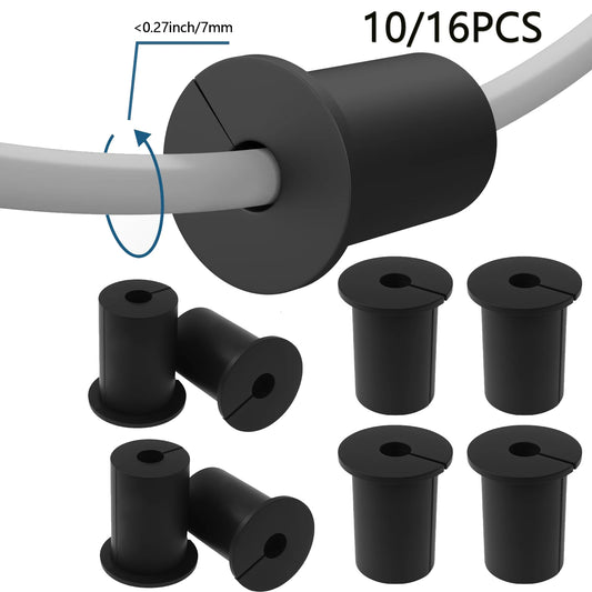 10/16 Stück 3/4 Zoll Starlink Wandkabel Durchgangsbuchse Ösen für Ethernet-Kabel 24/19 mm Durchmesser Loch zum Schutz von Kabeln