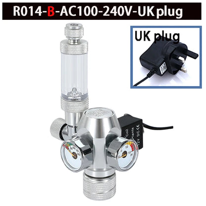 Neue DIY Aquarium CO2 Regler Elektromagnetische Ventil Blase Zähler CO2 Control System Aquarium CO2 Druckminderventil