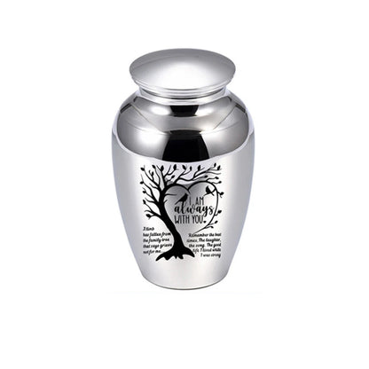 Small urns for human ashes, keepsake urns for ashes, tree of life, cremation urns for mom, dad, small burial urn, memorial urns