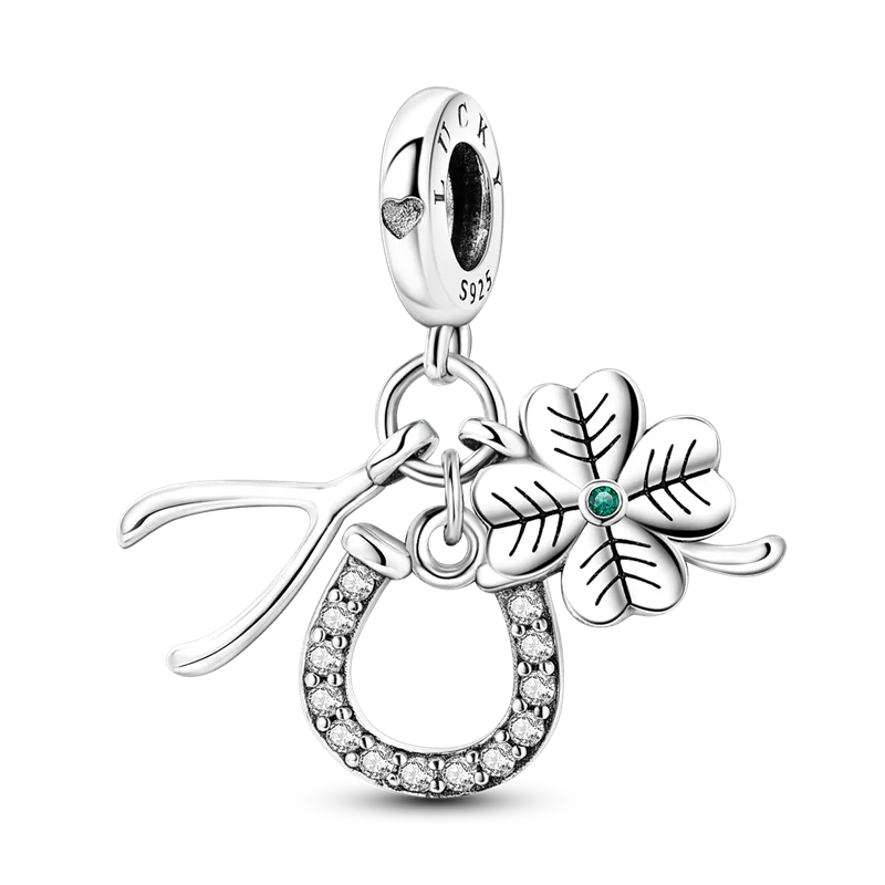 Fit 925 Original Armband 100 % 925 Sterling Silber Glänzende Bunte Zirkon Herz Charms Perlen Exquisite DIY Schmuck Geschenk