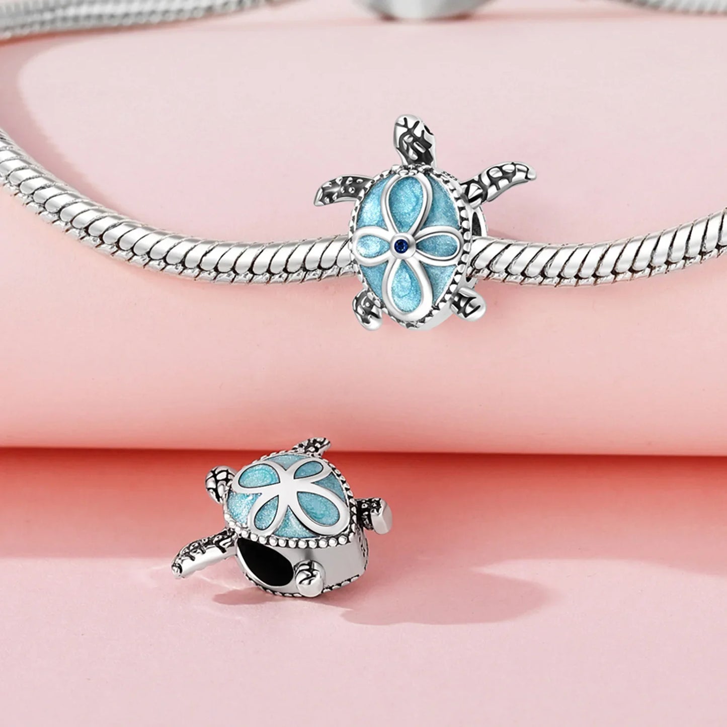 Sommer-Charm-Anhänger aus 925er-Sterlingsilber, Sea World Kingdom, Perlen für Charms, Original-Armband für Damen, Schmuckherstellung