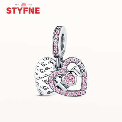 2025 S925 Silber Unendlichkeit Liebe Baumeln Charms Wie Schlange Verwickeln Perlen Fit Original Armband Diy Zubehör Edlen Schmuck Geschenke