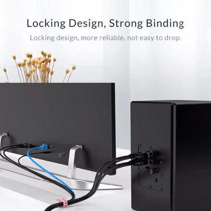 20/12/4PCS Kabelbinder Kabel Organizer Management Silikon Draht Halter Riemen Zip Clips Wiederverwendbare Krawatte Wraps Keeperwinder Gummi