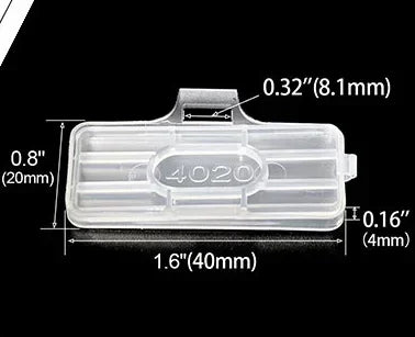 100PCS Kunststoff Wasserdichte Kabel Zeichen Karten Label Display Identifikation Box Kabelbinder Marker Tag Täglichen Werkzeug 3010 3020 4010 4020