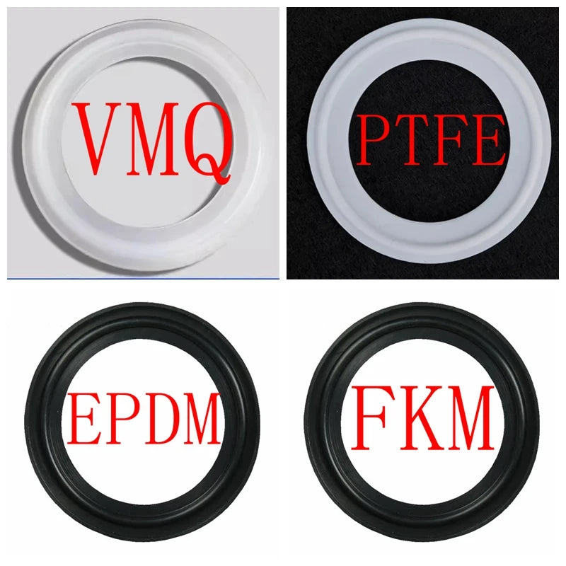 5 stücke 1/2 "3/4" 1 "1,5" 2 "2,5" 3 "3,5" 4 "Tri Clamp Sanitär PTFE EPDM FKM Silikon Dichtung Dichtung Streifen Homebrew Dioptrien Ferrule