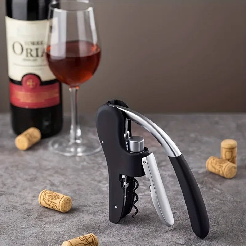 Wein Korkenzieher Haushalt Kork Korkenzieher Hebel Push Typ Wein Flaschenöffner Geschenke für Wein Liebhaber Bar Party Zubehör