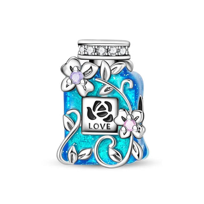 Profound 925 Sterling Silber Parfümflasche Schleife Ballettschuhe Rock Wolke Charm Passend für DIY Armband Halskette Charmante Geschenke