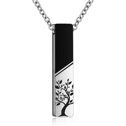 Urn Necklaces for Ashes and Keepsakes, Stainless Steel, Cube Pendant, Urn Necklace for Cremation