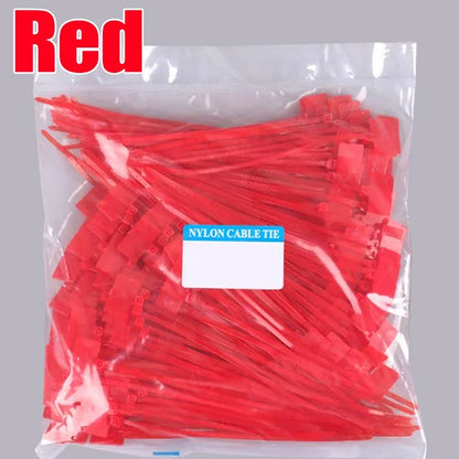 Easy Mark Nylon-Kabelbinder, Etiketten, Kunststoff-Schlaufenbinder, Markierungen, Kabeletiketten, selbstsicherndes Reißverschlussband, Aufbewahrungszubehör für Zuhause und Büro