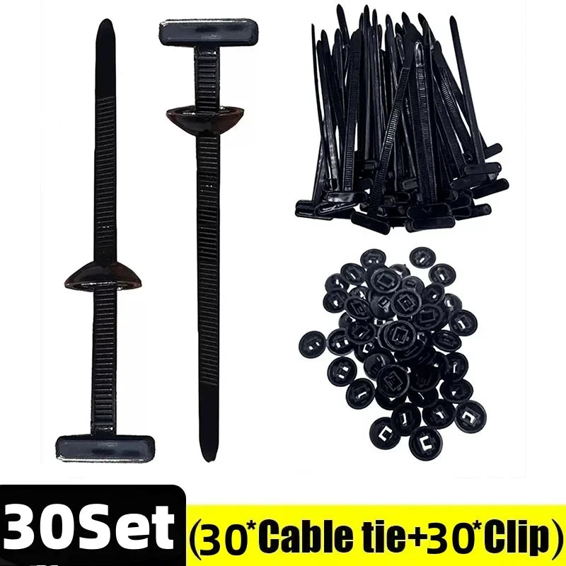 300/1PCS Universal Kabelbinder Schnalle Heavy Duty Selbstsichernde Nylon Kabelbinder Halter Für Auto Mehrzweck kunststoff Kabelbinder Werkzeug