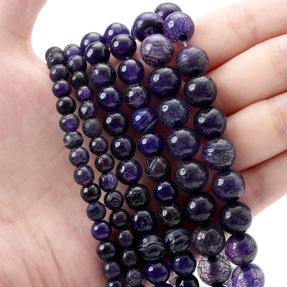 Natürliche rote Koralle Amazonit Türkise Achate Stein Runde lose Perlen für Schmuckherstellung DIY Armband Halskette handgemachte Handwerk