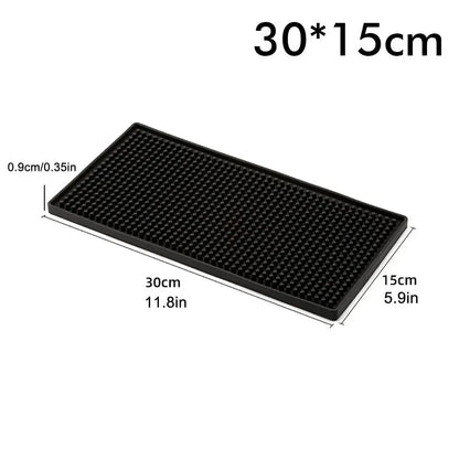 Gummi Bar Matte Anti-slip PVC Cafe Bar Matten Hause Tasse Matte Wasserdicht Hitzebeständige Langlebig Küche Ablauf Matte Geschirr trocknen Matten