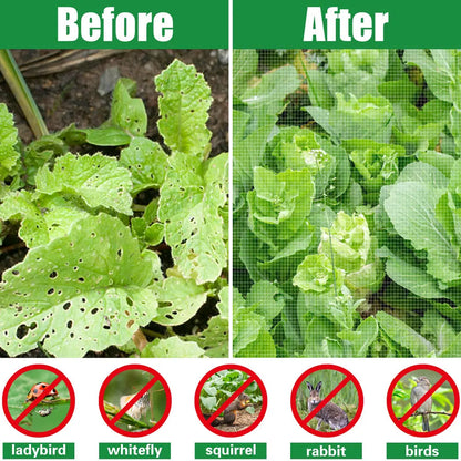 Gartennetz, 10 x 50 Fuß, ultrafeinmaschiges Gewebe, Netzschutz, Pflanzenabdeckung, Bildschirm, Gemüse, Strauch, Obst, Baum, Blumen, Insektenbarriere