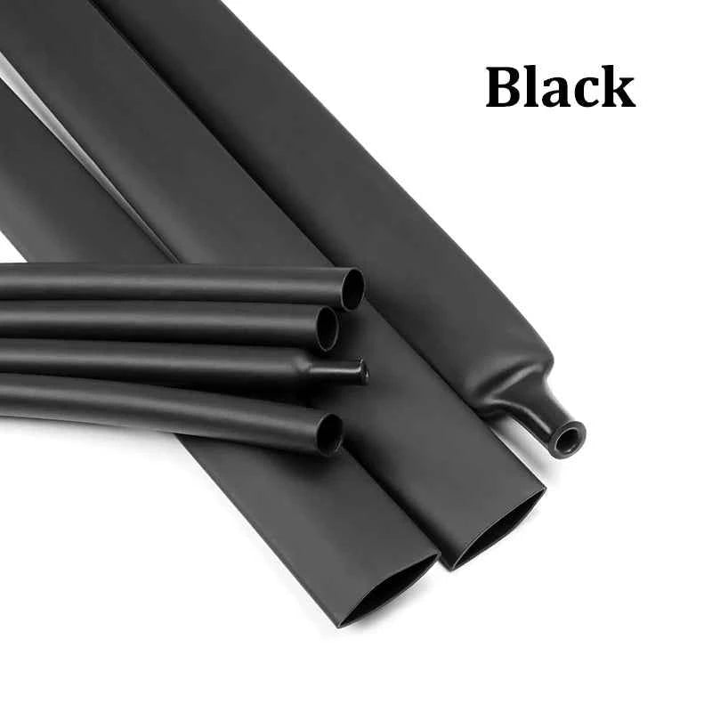 3m-10ft 3:1 Schrumpfschlauch mit Klebstoff 1,6mm - 39mm Doppelwandig Klebstoffbeschichtet Polyolefin Isoliert ﻿ DIY-Kabelschutzhülle zum Selberwickeln